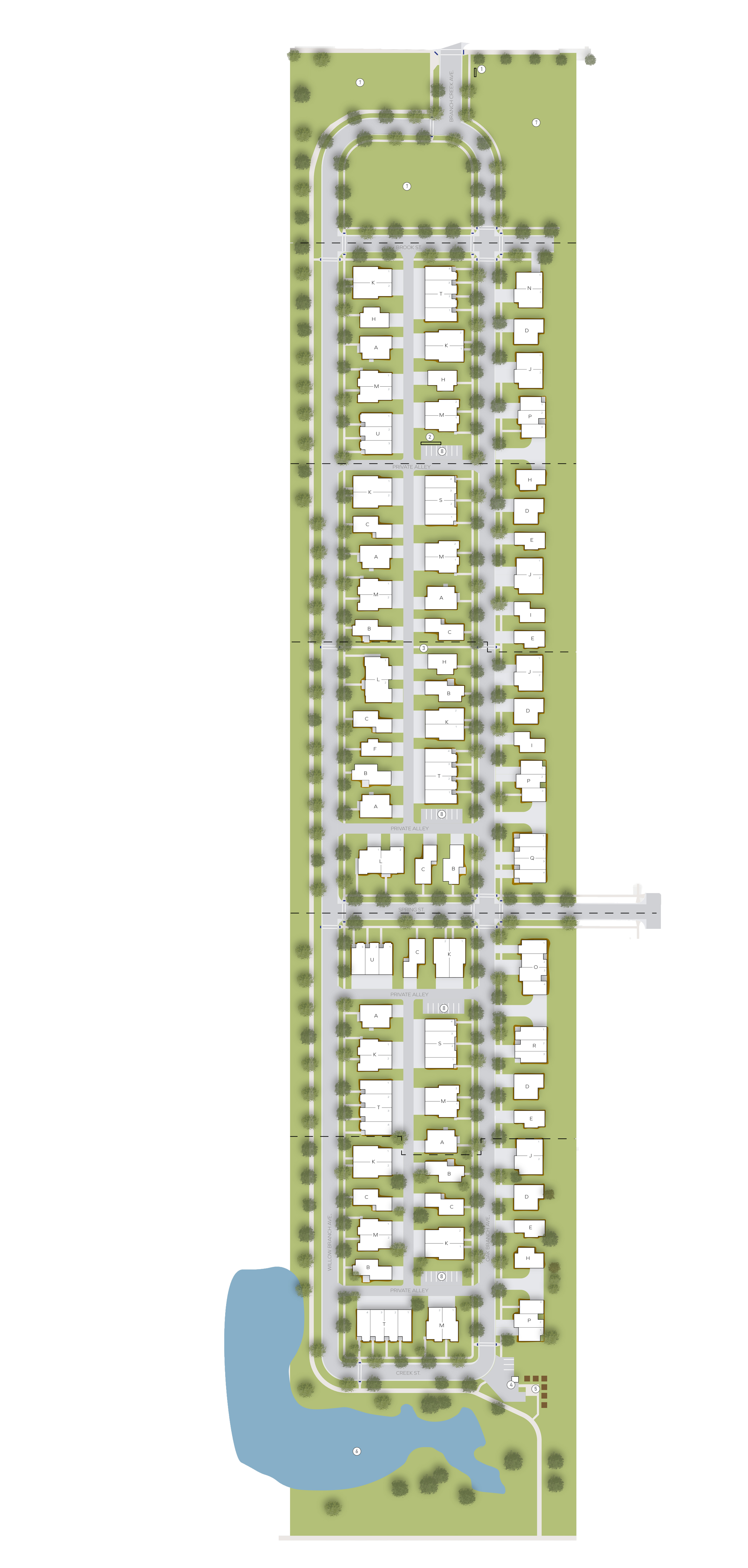 260114 updated branch creek master site plan rendered
